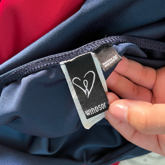 V Right there Asymmetrical Mini Dress - Picture 3 of 3